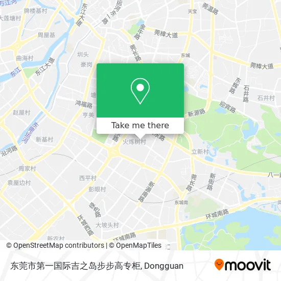 东莞市第一国际吉之岛步步高专柜 map