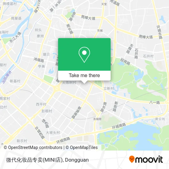 微代化妆品专卖(MINI店) map