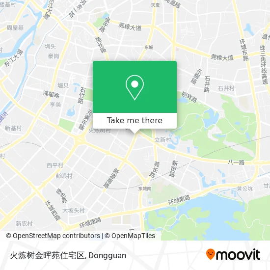 火炼树金晖苑住宅区 map