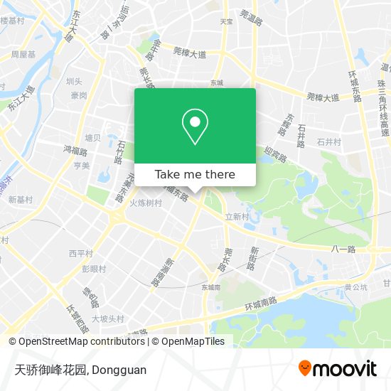天骄御峰花园 map
