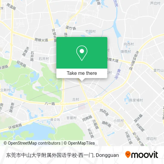 东莞市中山大学附属外国语学校-西一门 map