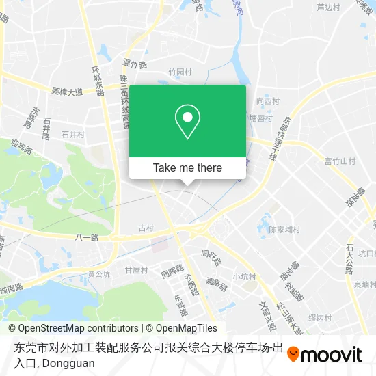 东莞市对外加工装配服务公司报关综合大楼停车场-出入口 map