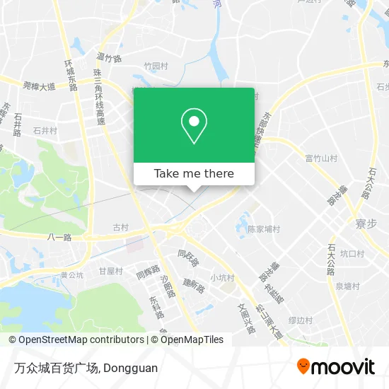 万众城百货广场 map