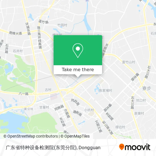 广东省特种设备检测院(东莞分院) map