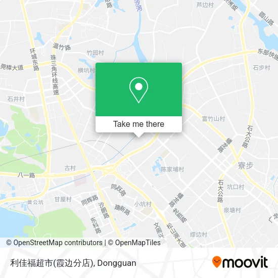 利佳福超市(霞边分店) map