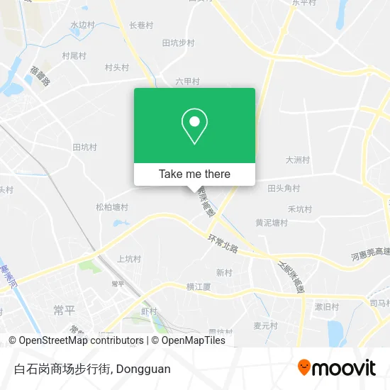 白石岗商场步行街 map