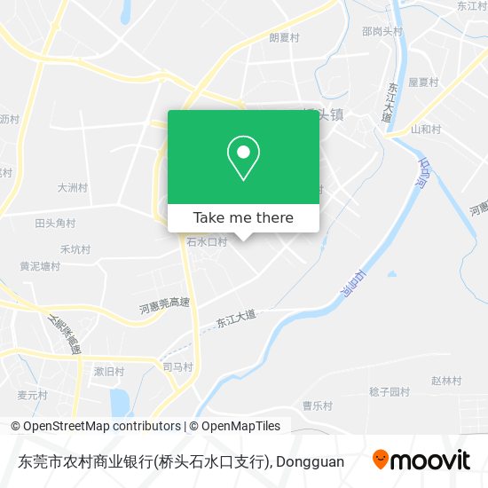 东莞市农村商业银行(桥头石水口支行) map