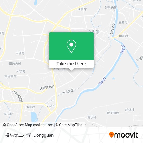 桥头第二小学 map