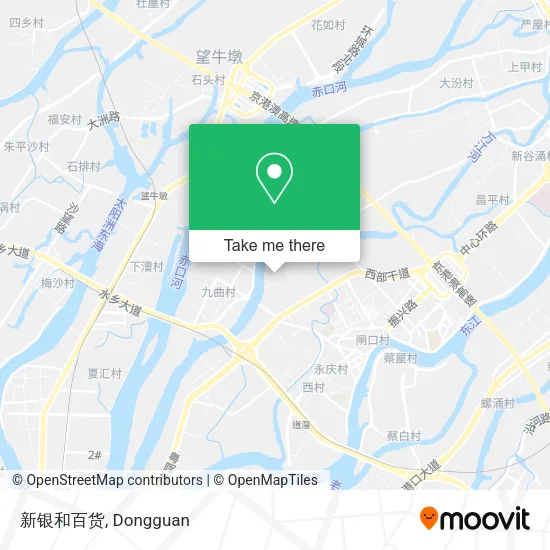 新银和百货 map