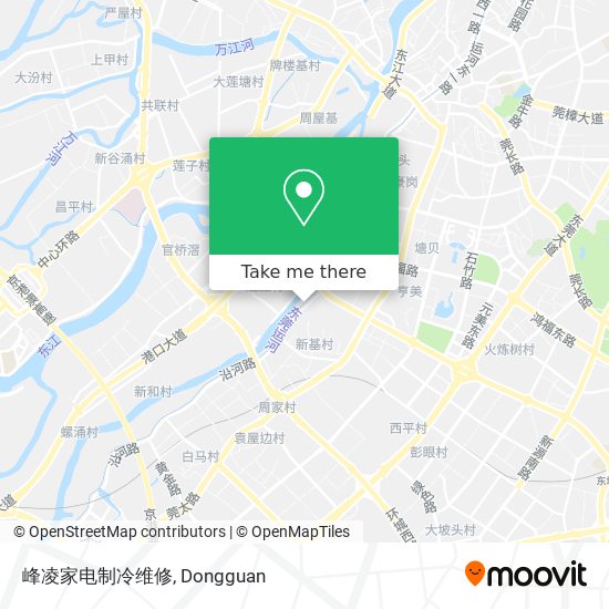 峰凌家电制冷维修 map