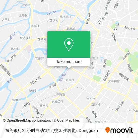 东莞银行24小时自助银行(桃园雅居北) map