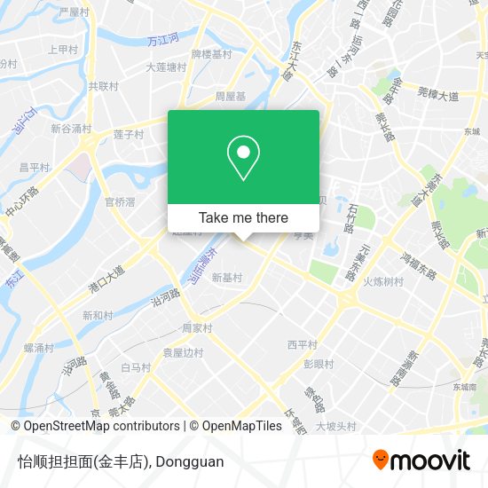 怡顺担担面(金丰店) map