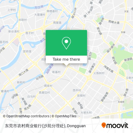 东莞市农村商业银行(沙苑分理处) map