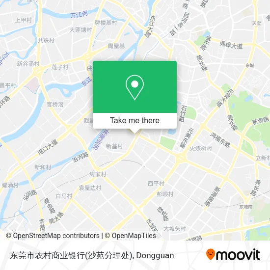 东莞市农村商业银行(沙苑分理处) map