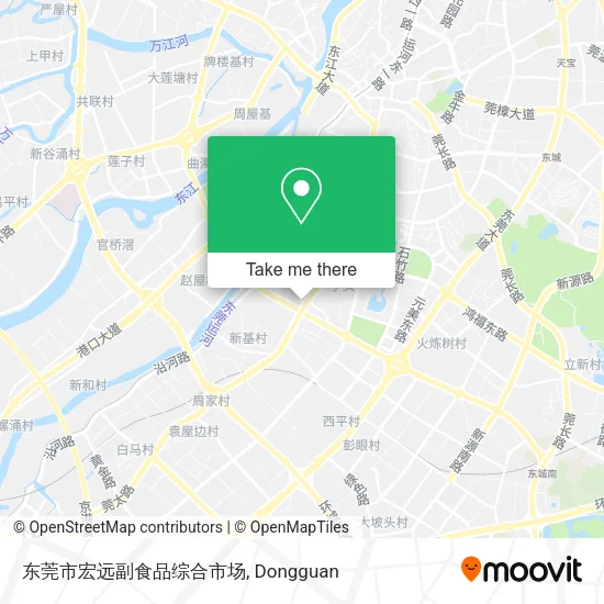 东莞市宏远副食品综合市场 map