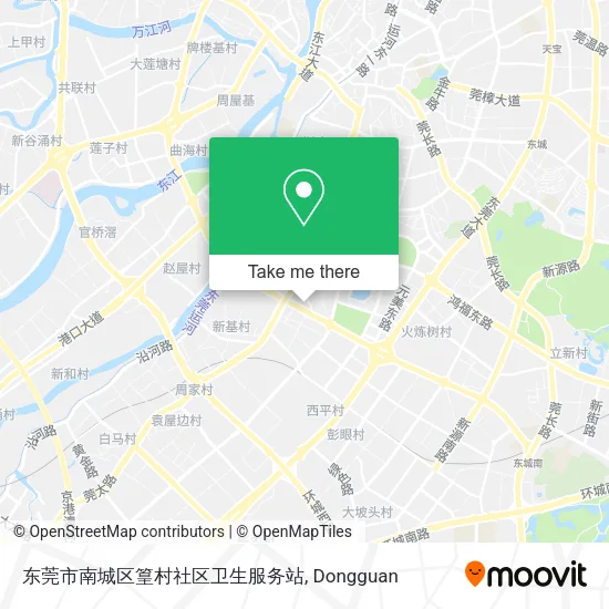 东莞市南城区篁村社区卫生服务站 map