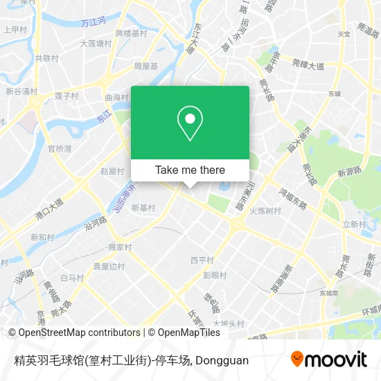 精英羽毛球馆(篁村工业街)-停车场 map