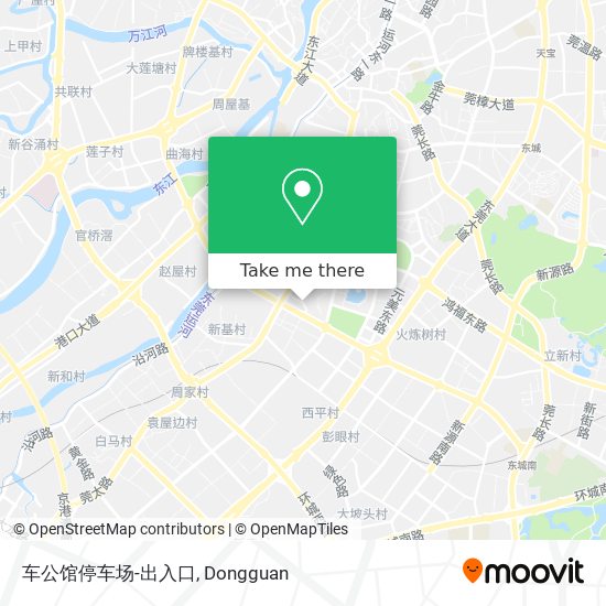 车公馆停车场-出入口 map