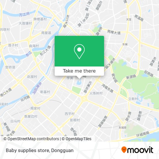 Baby supplies store map