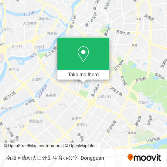 南城区流动人口计划生育办公室 map