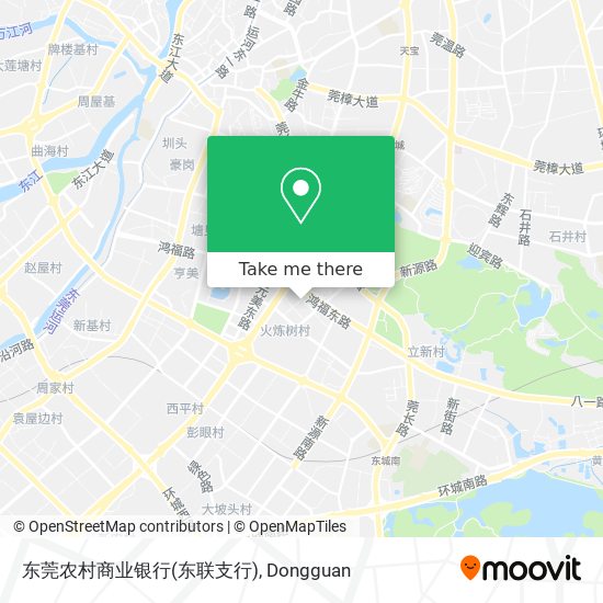 东莞农村商业银行(东联支行) map