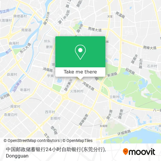 中国邮政储蓄银行24小时自助银行(东莞分行) map