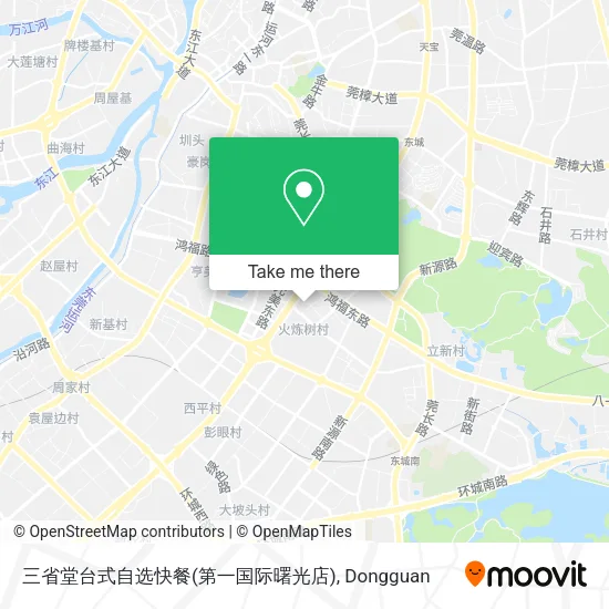三省堂台式自选快餐(第一国际曙光店) map
