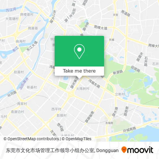 东莞市文化市场管理工作领导小组办公室 map