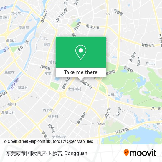 东莞康帝国际酒店-玉厥宫 map