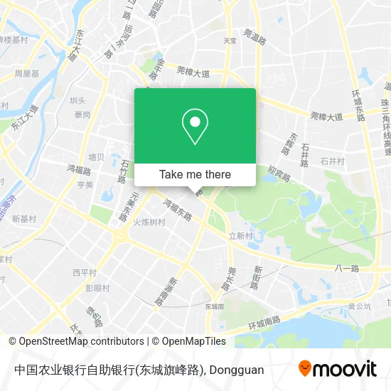 中国农业银行自助银行(东城旗峰路) map