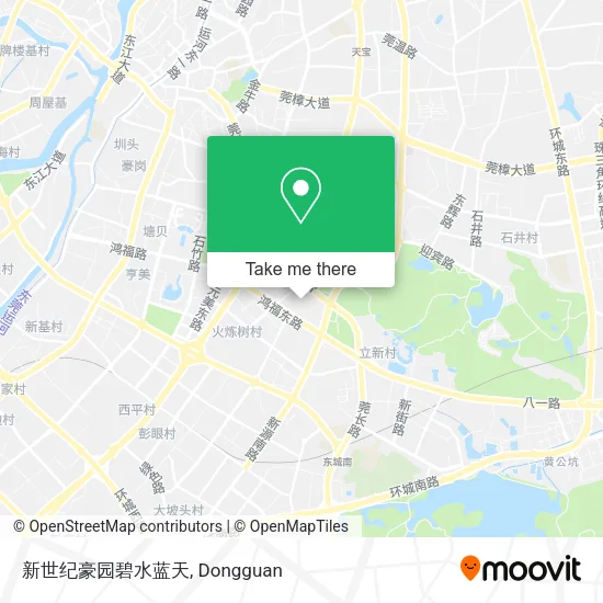 新世纪豪园碧水蓝天 map