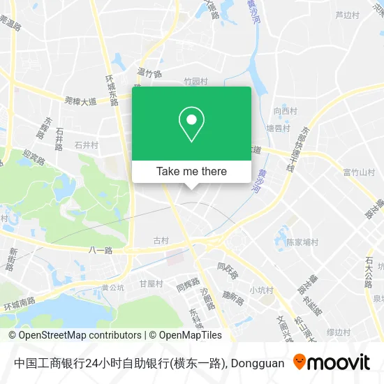 中国工商银行24小时自助银行(横东一路) map