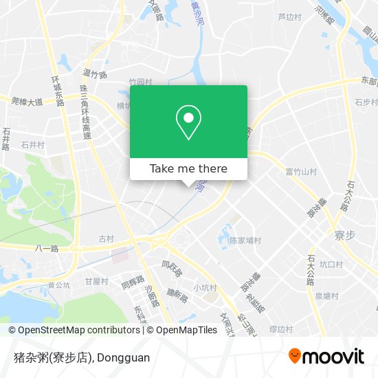 猪杂粥(寮步店) map