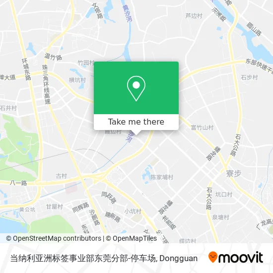 当纳利亚洲标签事业部东莞分部-停车场 map