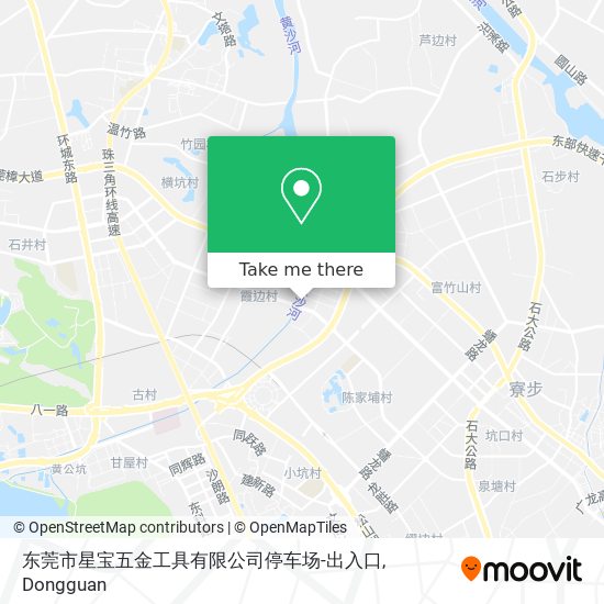 东莞市星宝五金工具有限公司停车场-出入口 map