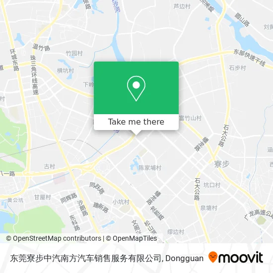 东莞寮步中汽南方汽车销售服务有限公司 map