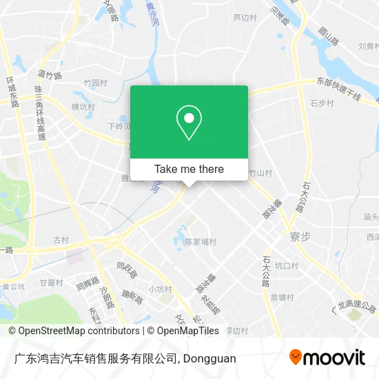 广东鸿吉汽车销售服务有限公司 map