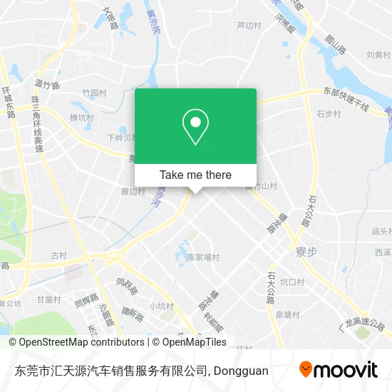 东莞市汇天源汽车销售服务有限公司 map