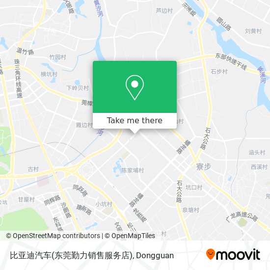 比亚迪汽车(东莞勤力销售服务店) map