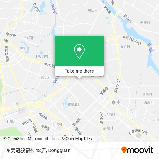 东莞冠骏福特4S店 map
