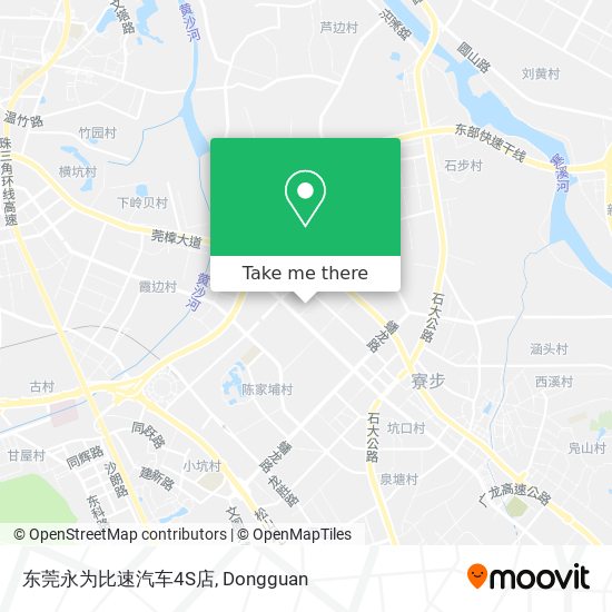 东莞永为比速汽车4S店 map