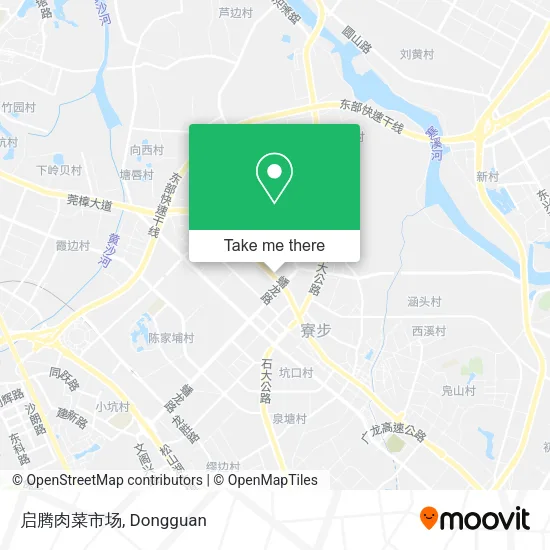 启腾肉菜市场 map