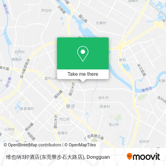 维也纳3好酒店(东莞寮步石大路店) map
