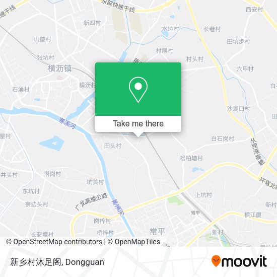 新乡村沐足阁 map