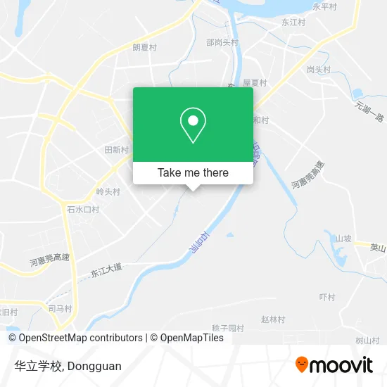 华立学校 map