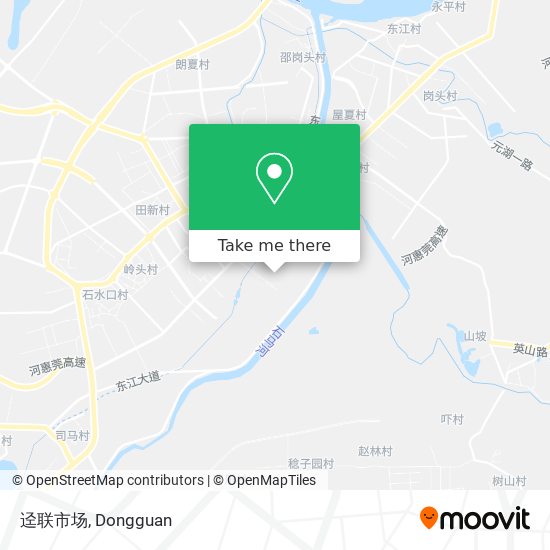 迳联市场 map