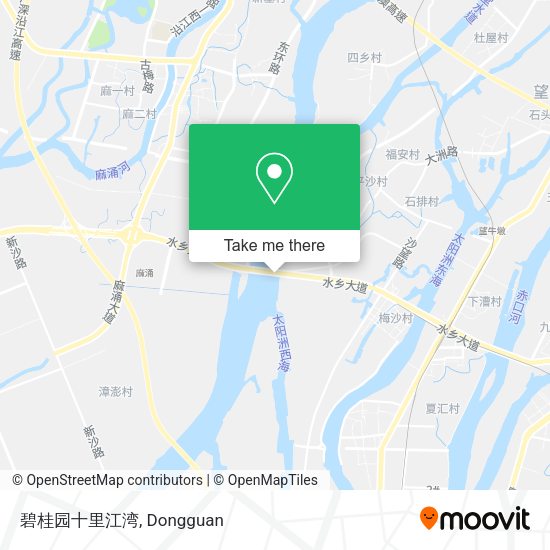 碧桂园十里江湾 map