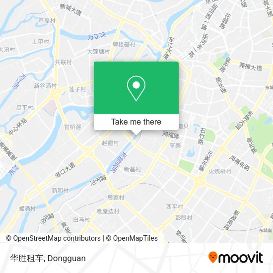 华胜租车 map