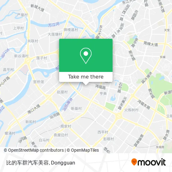 比的车群汽车美容 map