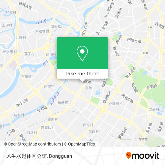 风生水起休闲会馆 map